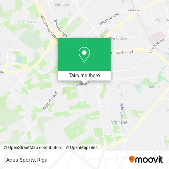 Aqua Sports map