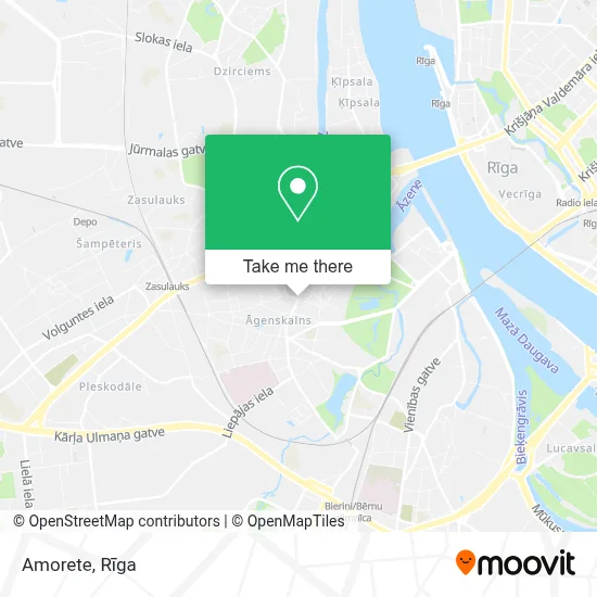 Amorete map