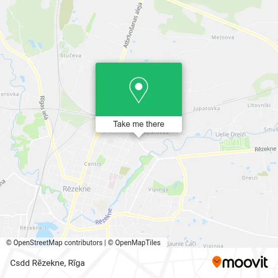 Csdd Rēzekne map