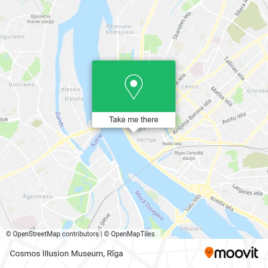Cosmos Illusion Museum map