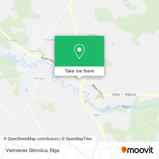 Valmieras Slimnīca map