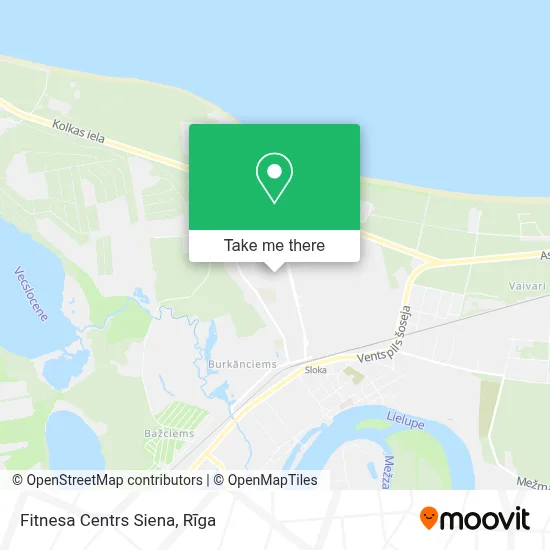 Fitnesa Centrs Siena map