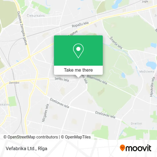 Vefabrika Ltd. map