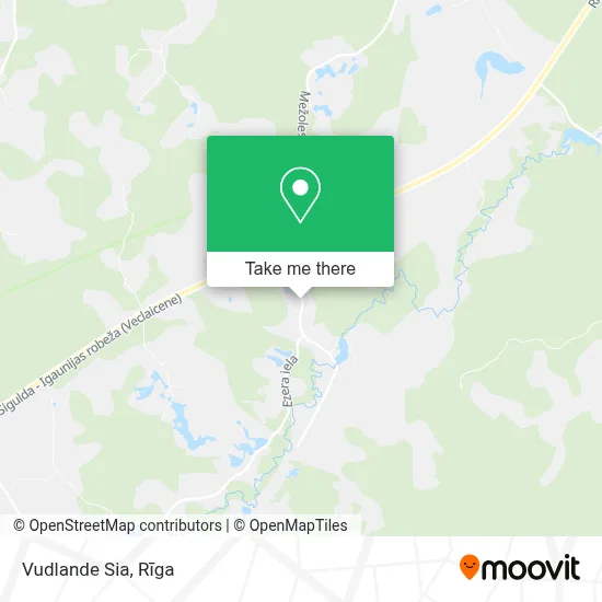 Vudlande Sia map