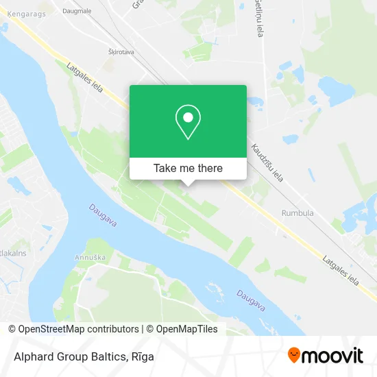 Alphard Group Baltics map