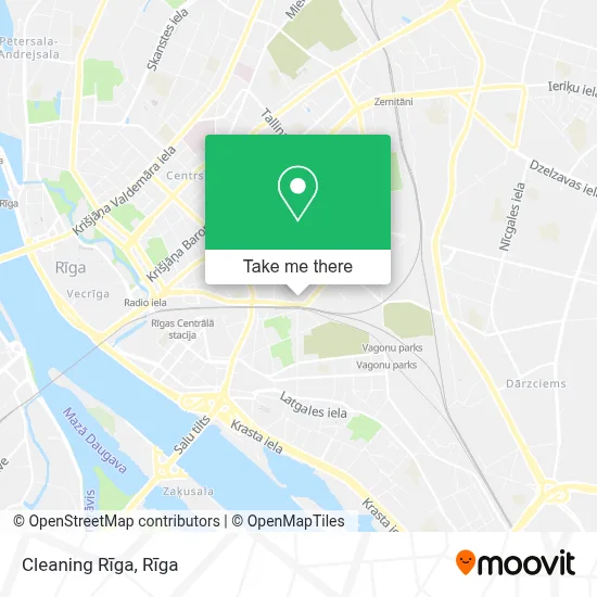 Cleaning Rīga map