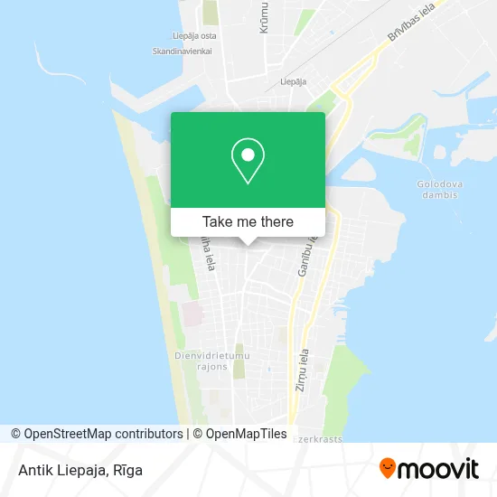 Antik Liepaja map
