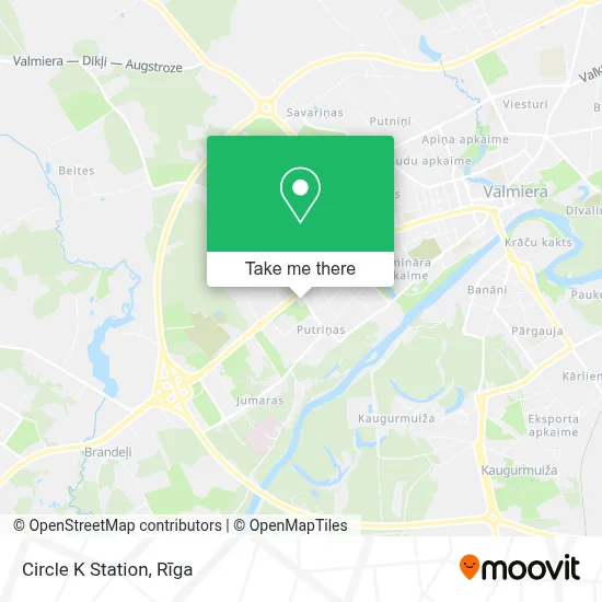 Circle K Station map