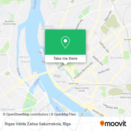 Rigas Valda Zalisa Sakumskola map