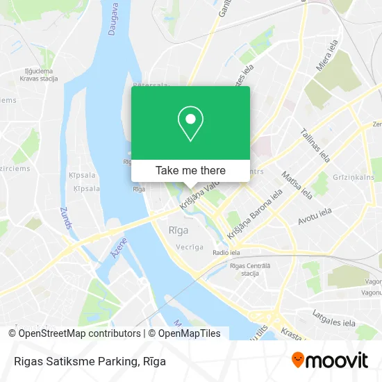 Rigas Satiksme Parking map