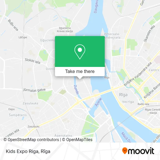 Kids Expo Riga map