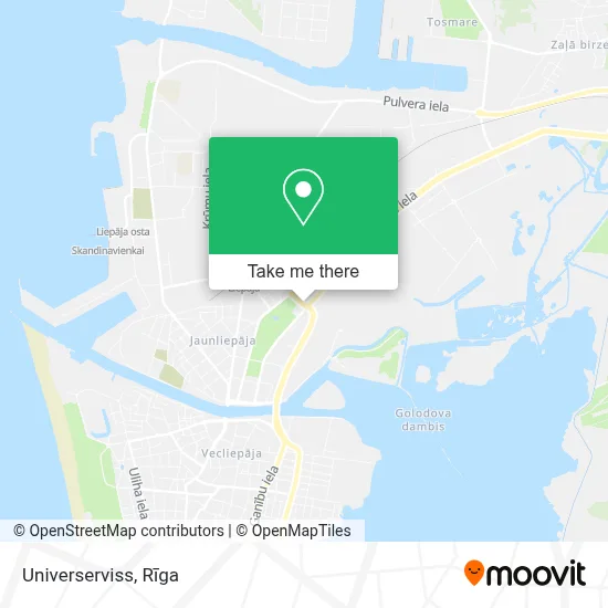 Universerviss map