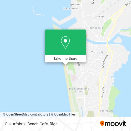 Cukurfabrik' Beach Cafe map
