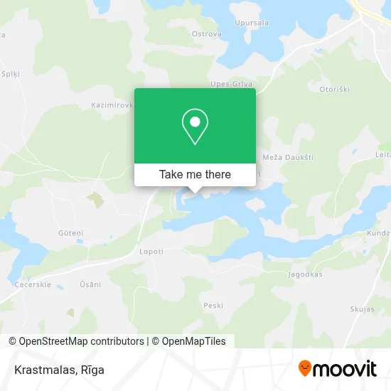 Krastmalas map