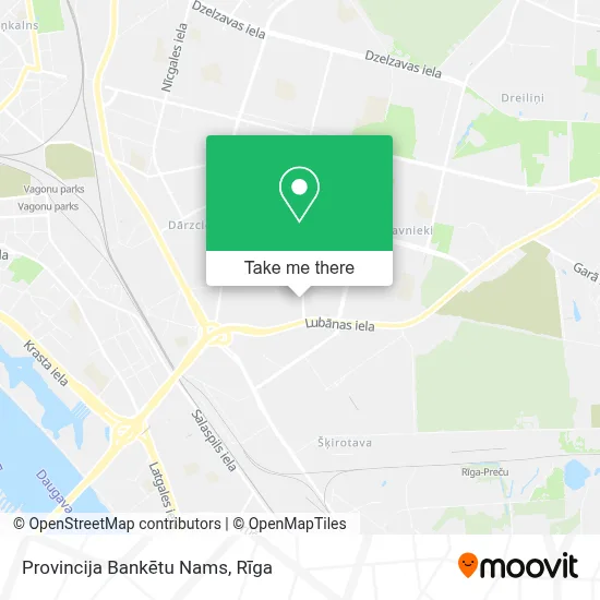 Provincija Bankētu Nams map