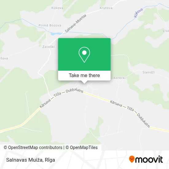Salnavas Muiža map