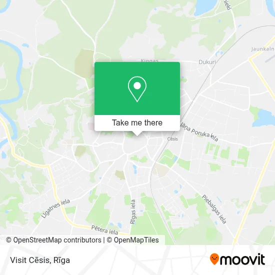 Visit Cēsis map