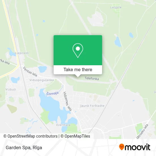 Garden Spa map