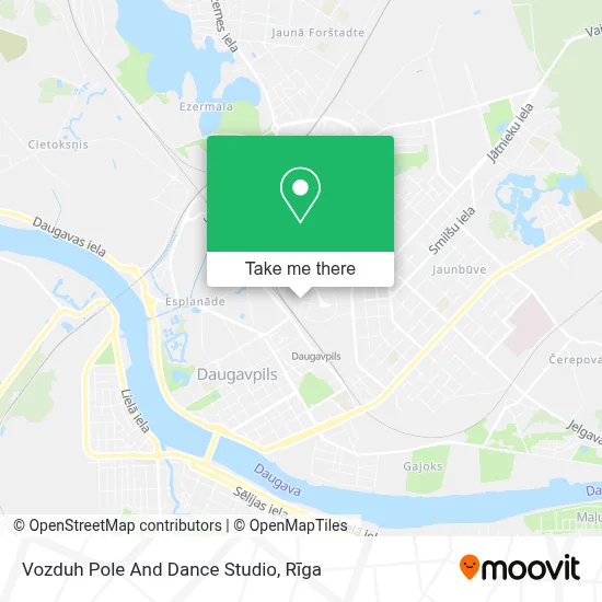 Vozduh Pole And Dance Studio map