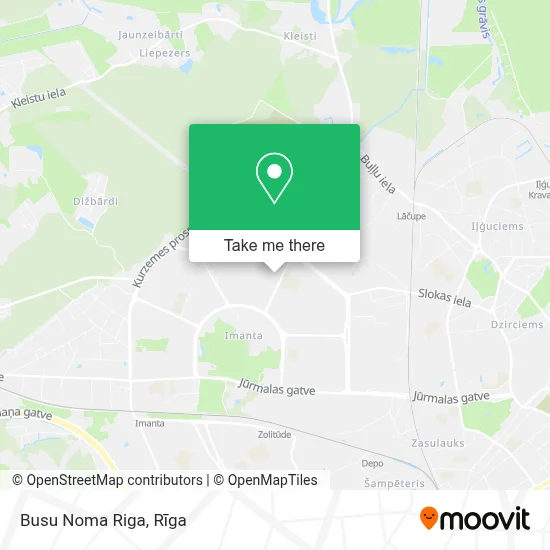 Busu Noma Riga map