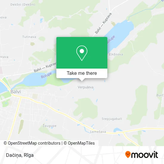 Dačiņa map