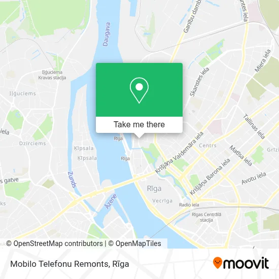 Mobilo Telefonu Remonts map