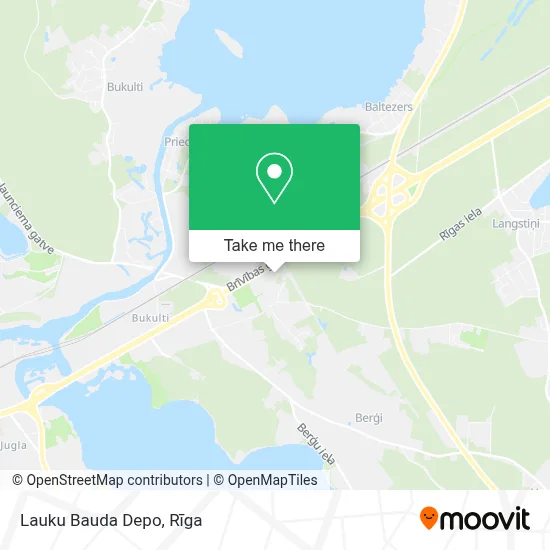 Lauku Bauda Depo map