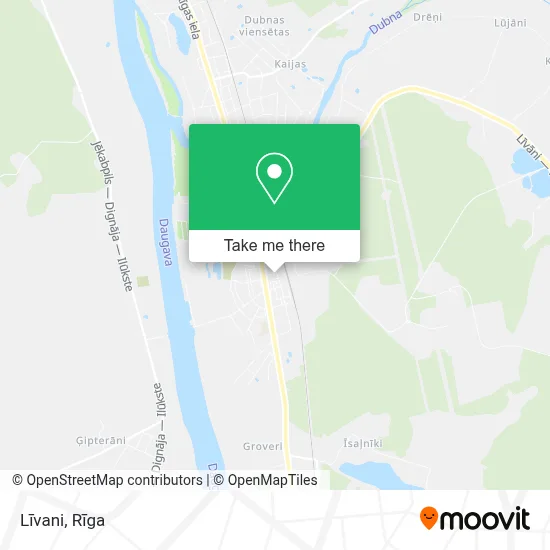 Līvani map