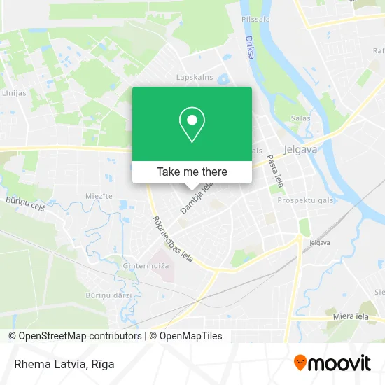Rhema Latvia map