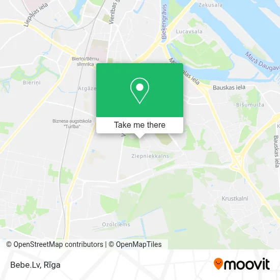 Bebe.Lv map