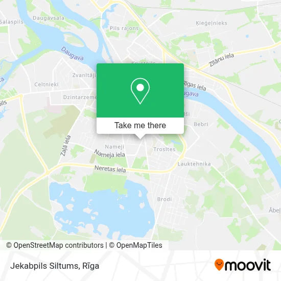 Jekabpils Siltums map