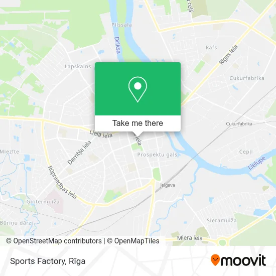 Sports Factory map
