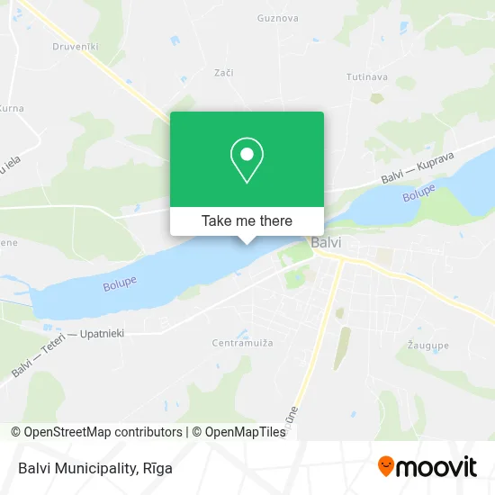 Balvi Municipality map