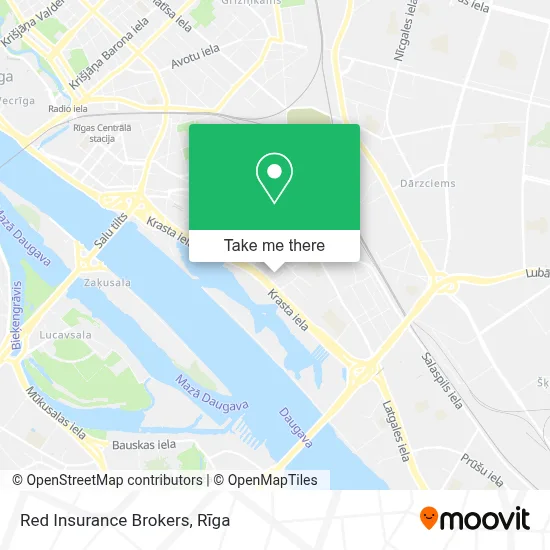 Red Insurance Brokers map