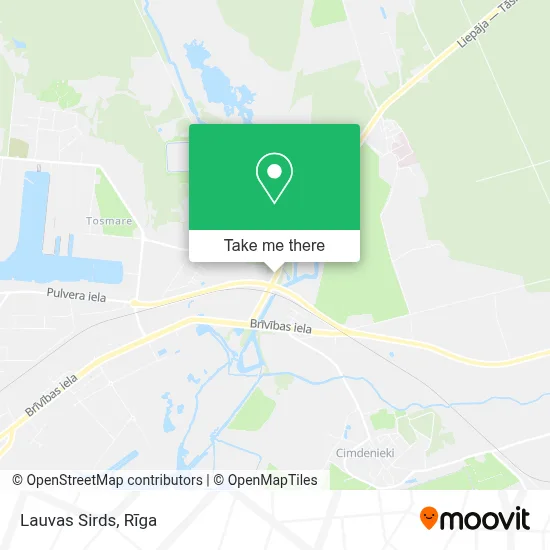 Lauvas Sirds map