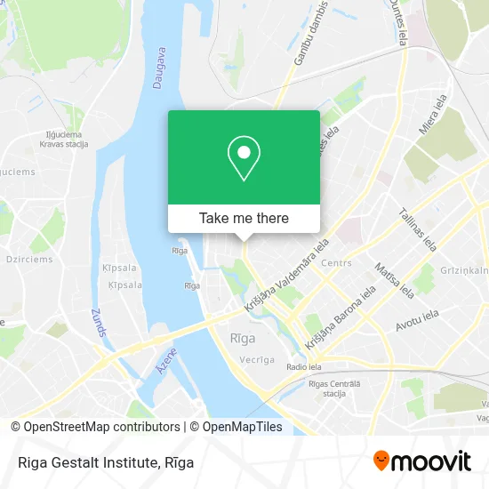 Riga Gestalt Institute map