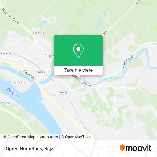 Ogres Nometnes map