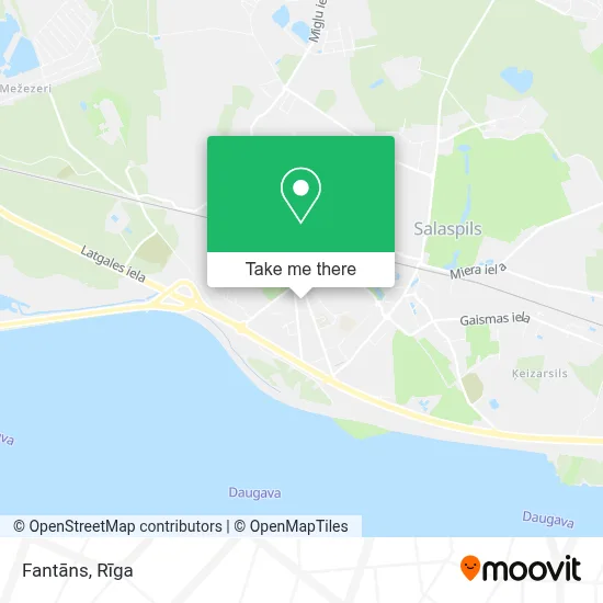 Fantāns map