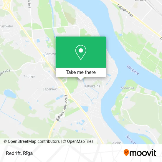 Redrift map