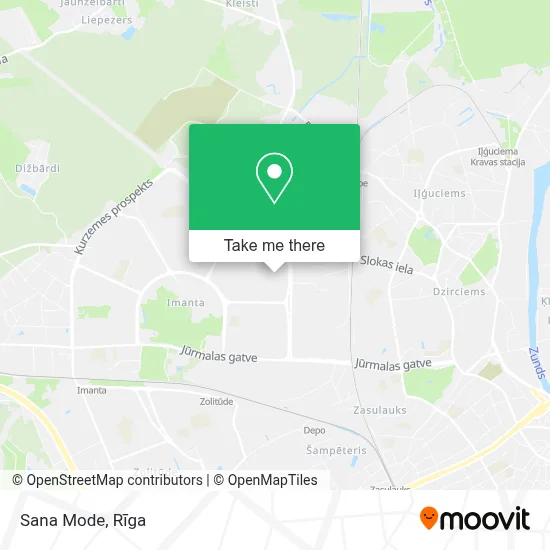 Sana Mode map