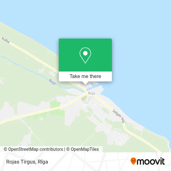 Rojas Tirgus map