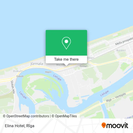Hotel Elina map