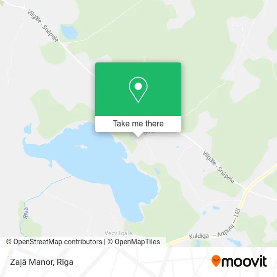 Zaļā Manor map