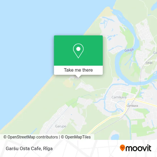 Garšu Osta Cafe map
