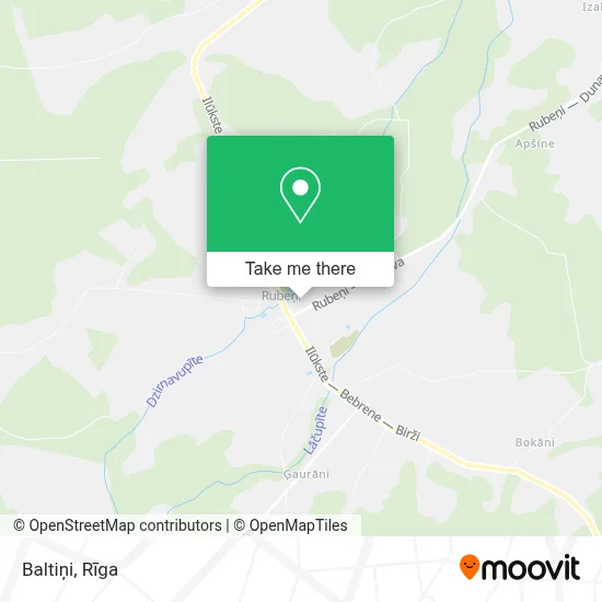 Baltiņi map