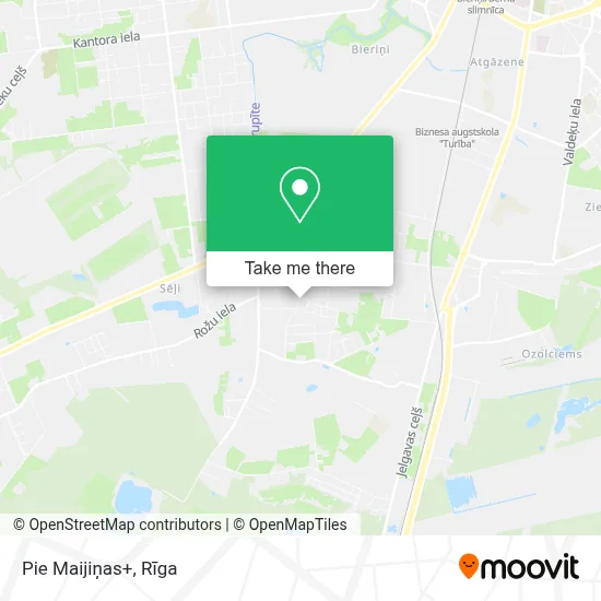 Pie Maijiņas+ map