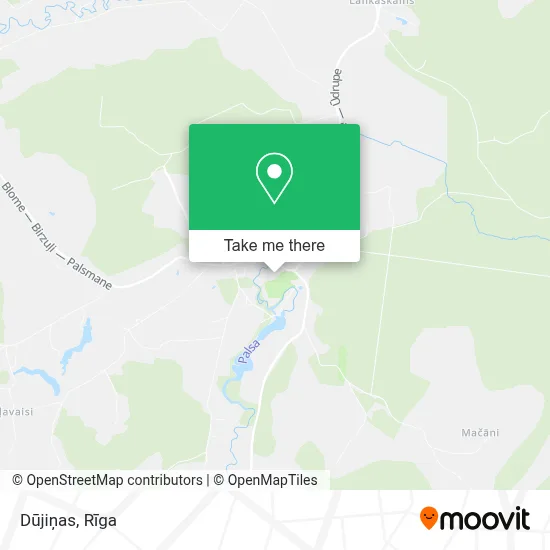 Dūjiņas map