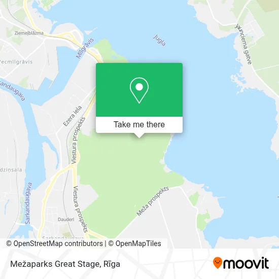Mežaparks Great Stage map