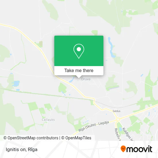 Ignitis on map