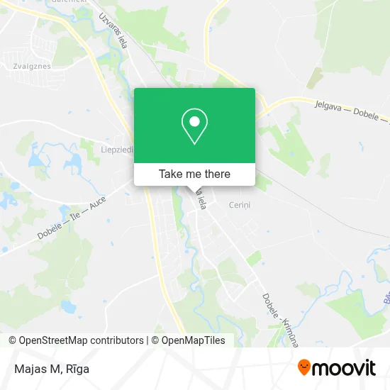 Majas M map